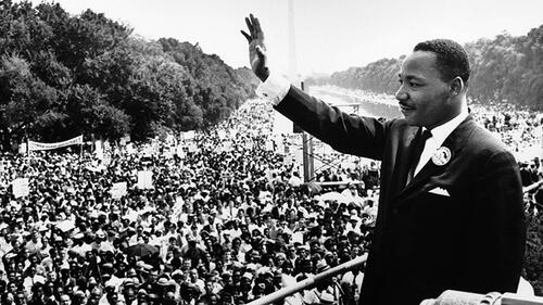 A photo of Martin Luther King Jr.