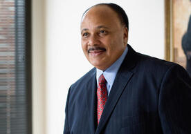 A photo of keynote speaker Martin Luther King III 